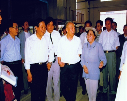 1997年6月，邹家华副总理视察天水长城开关厂.png