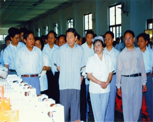 1996年6月，朱镕基总理视察天水长城开关厂.png